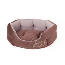 Лежанка-манчестер "Best friends", 56 х 50 х 17 см, бежевая