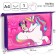 A4 notebook folder, on lightning, plastic, Minnie Mouse and unicorn