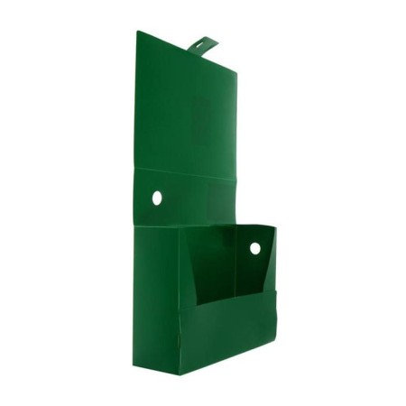 A4 archive folder A4, a spine of 80 mm, plastic, calligrata, cut fastener, green, up to 700 sheets-3
