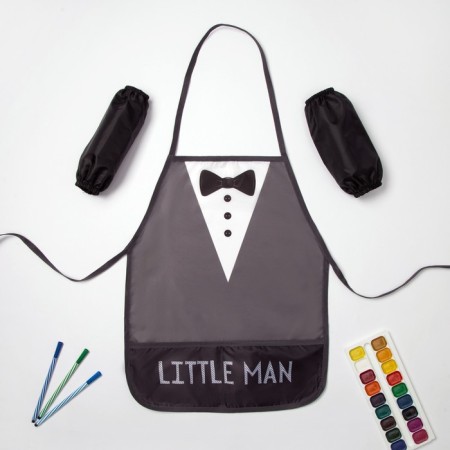 Apron with overshielders Children's Ethel "Little Man", 49 x 39 cm-7