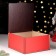 Gift box "Symbol of the year 2025. Happy New Year" 22x22x9 cm, red