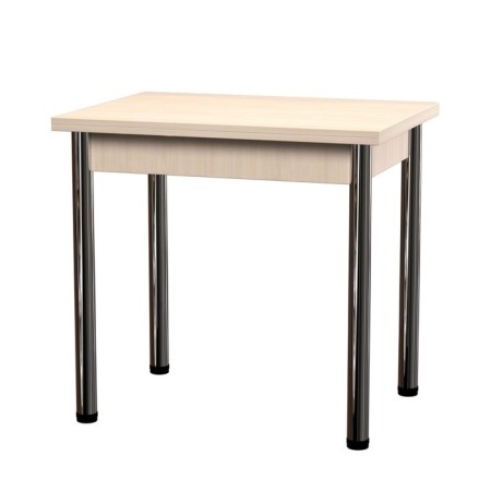 The table of the rotary-oxide "Piruet", 800 (1200) × 600 × 750 mm, support chromium, oak color