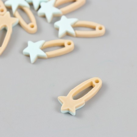 Decor for creativity Plastic "Bulavochka with an asterisk" 2.4x1 cm-1