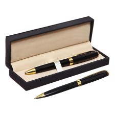 Gift Hell ball in the leatherette case is a rotary pb body Black/gold