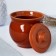 Ceramic potted pot "Appetizing" with a stand / 0.35 liters