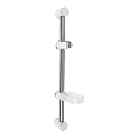 Show Strack Zein S02, with a plastic transparent soap dish and fasteners, satin