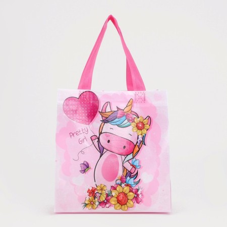 Baby bag without fastener, pink color-1