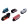 Metal train "Classics", with 4 wagons, inertia, mix