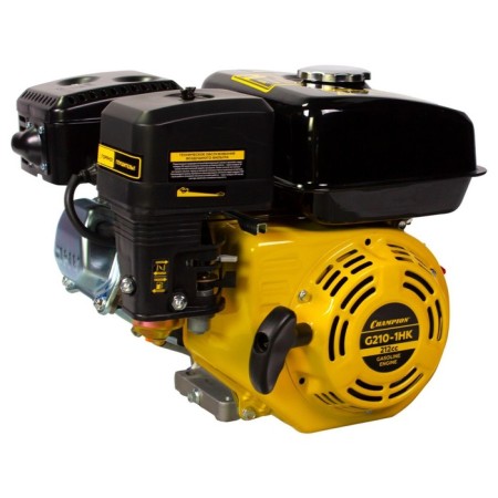 Engine Champion G210-1HK, 7 hp, 212 cm3, horizontal shaft 19 mm, for cultivators-1