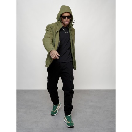 Male spring jacket, size 50, green color-13
