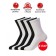 Set of women's socks, size 23-25, 6 pairs, black color, white, assorted