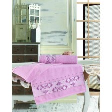 Terry towel Sofi de Marko Viste, 550 gr, size 70x140 cm, pink color