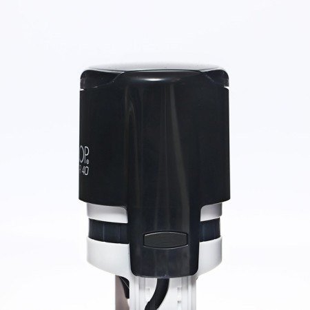 Equipment for round printing automatic Colop Printer R40, diameter 41.5 mm, with a lid, black body-4
