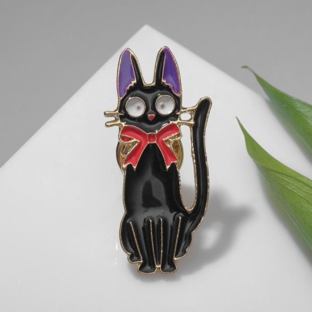 Icon "cat" intellectual, color in gold-1