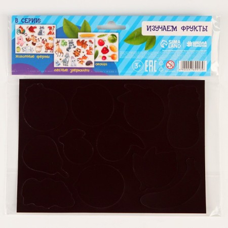 Magnetic game "Fruits"-6