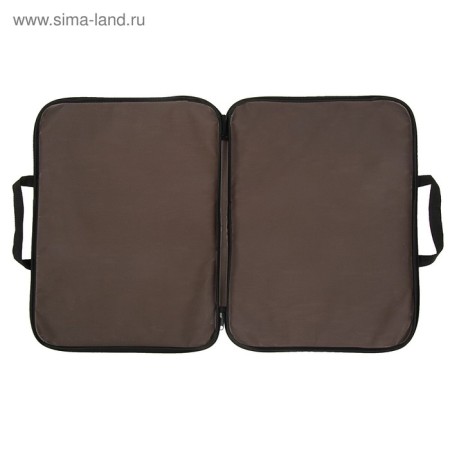 Folder for drawings and drawings A3, 470 x 350 x 20 mm, handles, textile, calligrata standard, brown, density 600d-3