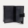 Male purse on a magnet for auto documents and passports, black color