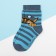 Puppy patrol. Socks PAW Patrol "Gonchik", blue/blue, 16-18 cm