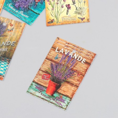 Lavender Cardboard Tipple set 10 pcs (5 types) 4x6 cm-2