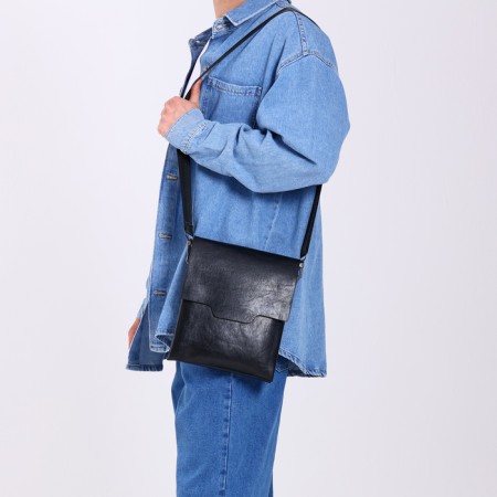 Male bag, black color-7