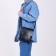 Male bag, black color