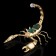 Suvenir "Scorpio", 9 × 7 × 6 cm, with crystals