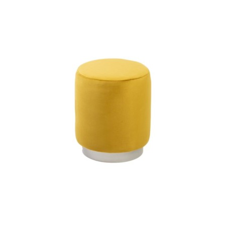 Puff Santal 390x390x460 gold velor/gray support