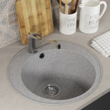 Kitchen carrier of stone Uperwood Econ UPD-405, 003, round, color 003 Gray matte