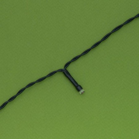 Garland “thread” 10 m, IP44, dark thread, 100 LED, glow of multi, 2 modes, solar battery-4