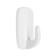 Holder self -adhesive tundra krep, 45x45 mm, square, white, 3 pcs.