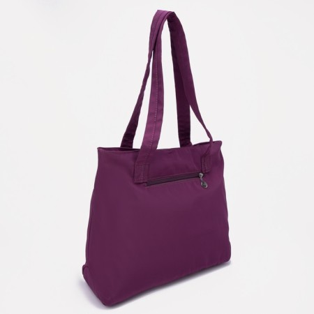 Lugus bag with a zipper, purple color-2