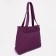 Lugus bag with a zipper, purple color