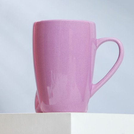 Ceramic "silhouette" purple, 320 ml, purple color-2