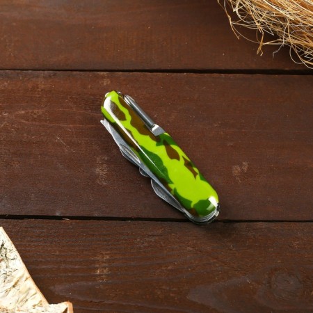 Swiss camouflage knife green 12V1-4