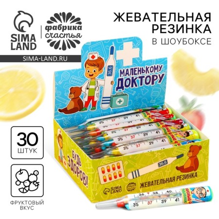 Chewing gum "Dr." in the form of a thermometer, 7 g.