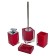 Soap dish Colwurs, red color