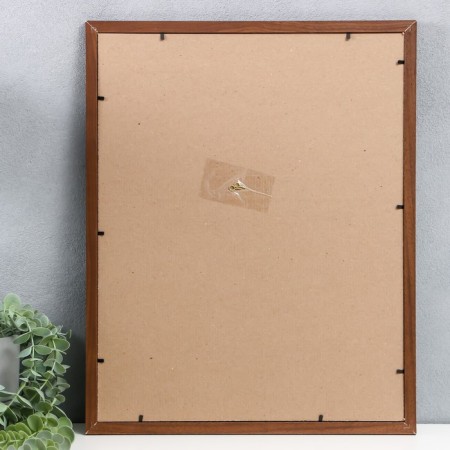 Photo frame wood 35x45 cm, No. 1, 17 mm, mocha (plastic screen)-1