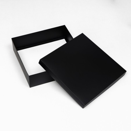 The box is folding, cover is, black, 30 x 30 x 8 cm-3