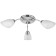 Agnes chandelier 3 E27 15W chrome 60x60x17cm