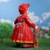 Garden figure "Mother -in -law with a cat and a dog" 51x44x77cm mix