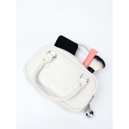 Women's bag, 20*9*12, lightning departure, belt lengths, white-9