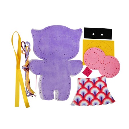 Set for creativity: Plush toy with your own hands "Owl"-1