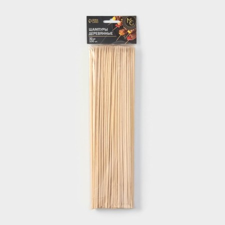 Wooden Shampoo Magistro, 30 × 0.3 cm, 100 pcs, birch