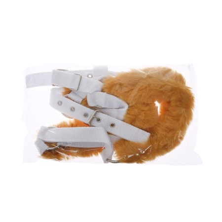 Nylon disin again with a fleece lining, adjustable size, white-6