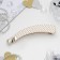 Hair Banana "Classic" Rombs, 10.5 cm, gold