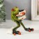 Souvenir Polystone Lac "Frog - Accountant" 11x13x5.5 cm