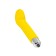 Stimulator of the goromantica awe, 12 cm, silicone, yellow color