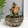 Table fountain with backlight "Hothee at the waterfall" 22.5x16x16 cm