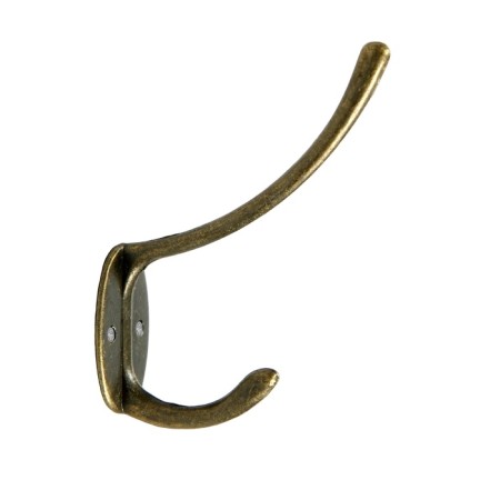 Furniture tundra hook TKD014, two -rod, bronze, 200 pcs