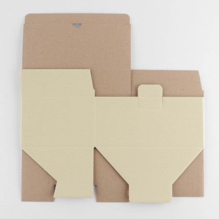 Gift folding box, packaging, "beige", 22 x 15 x 10 cm-9